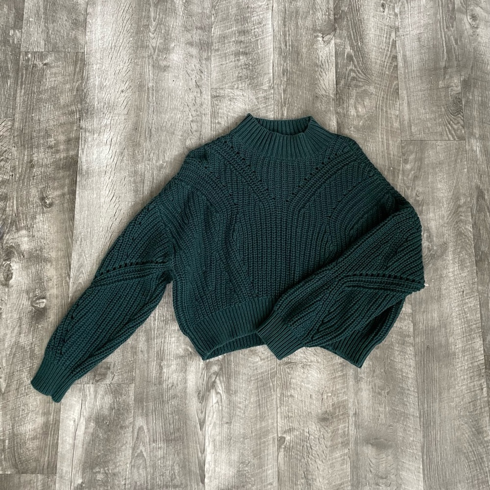 Lottie Moss Emerald green sweater